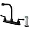 Kingston Brass KB8755NFL NuWave French Centerset Kitchen Faucet, Oil Rubbed Bronze KB8755NFL - alternate 1